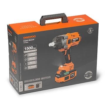 Akumuliatorinis smūginis suktuvas DAEWOO DAX 8021Li SET, 21V, 6.0Ah 14