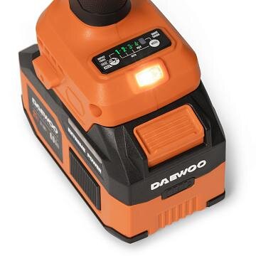 Akumuliatorinis smūginis suktuvas DAEWOO DAX 8021Li SET, 21V, 6.0Ah 9 Akumuliatorinis smūginis suktuvas DAEWOO DAX 8021Li SET, 21V, 6.0Ah 9