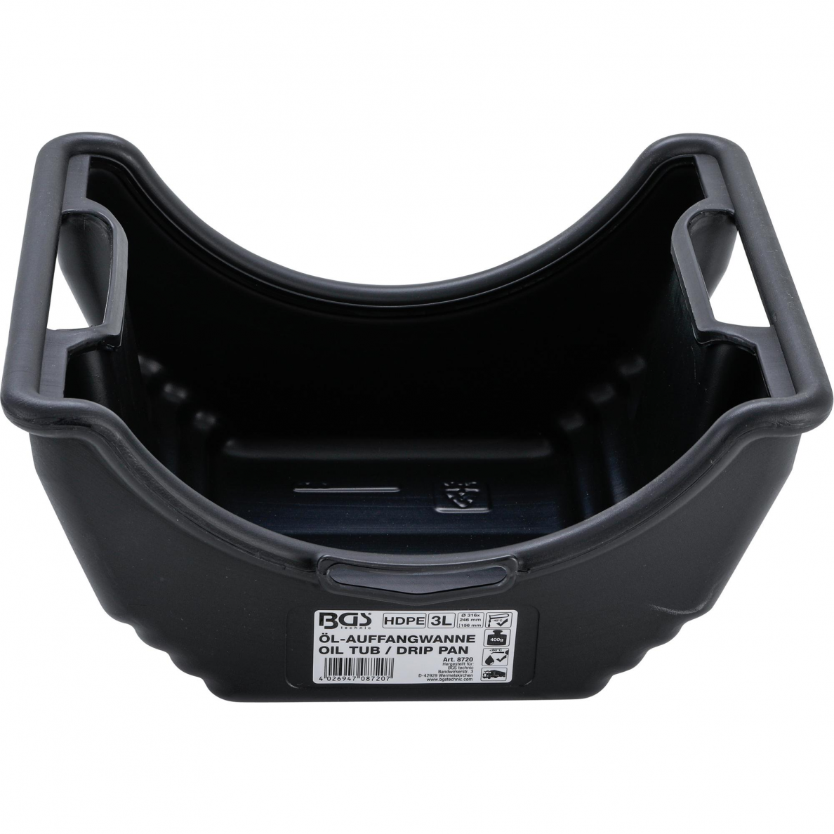 Alyvos išleidimo talpa sunkvežimiams BGS-technic, 3 l 1 Alyvos išleidimo talpa sunkvežimiams BGS-technic, 3 l 1