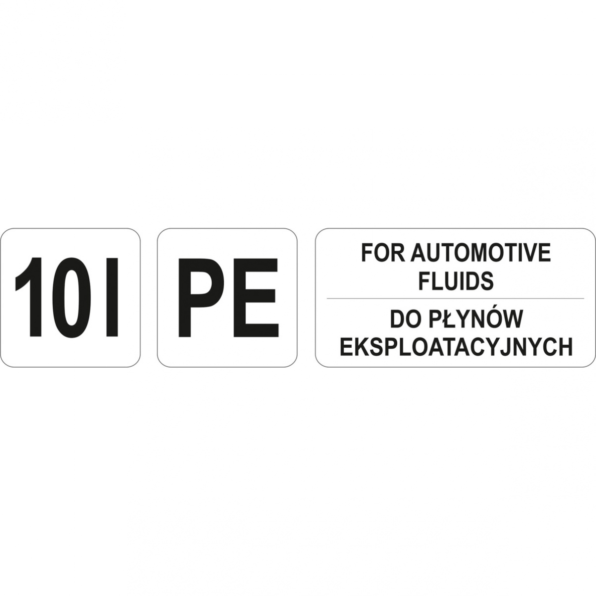 Indas skysčiams su dangteliu ir antgaliu Yato, 10 l  3