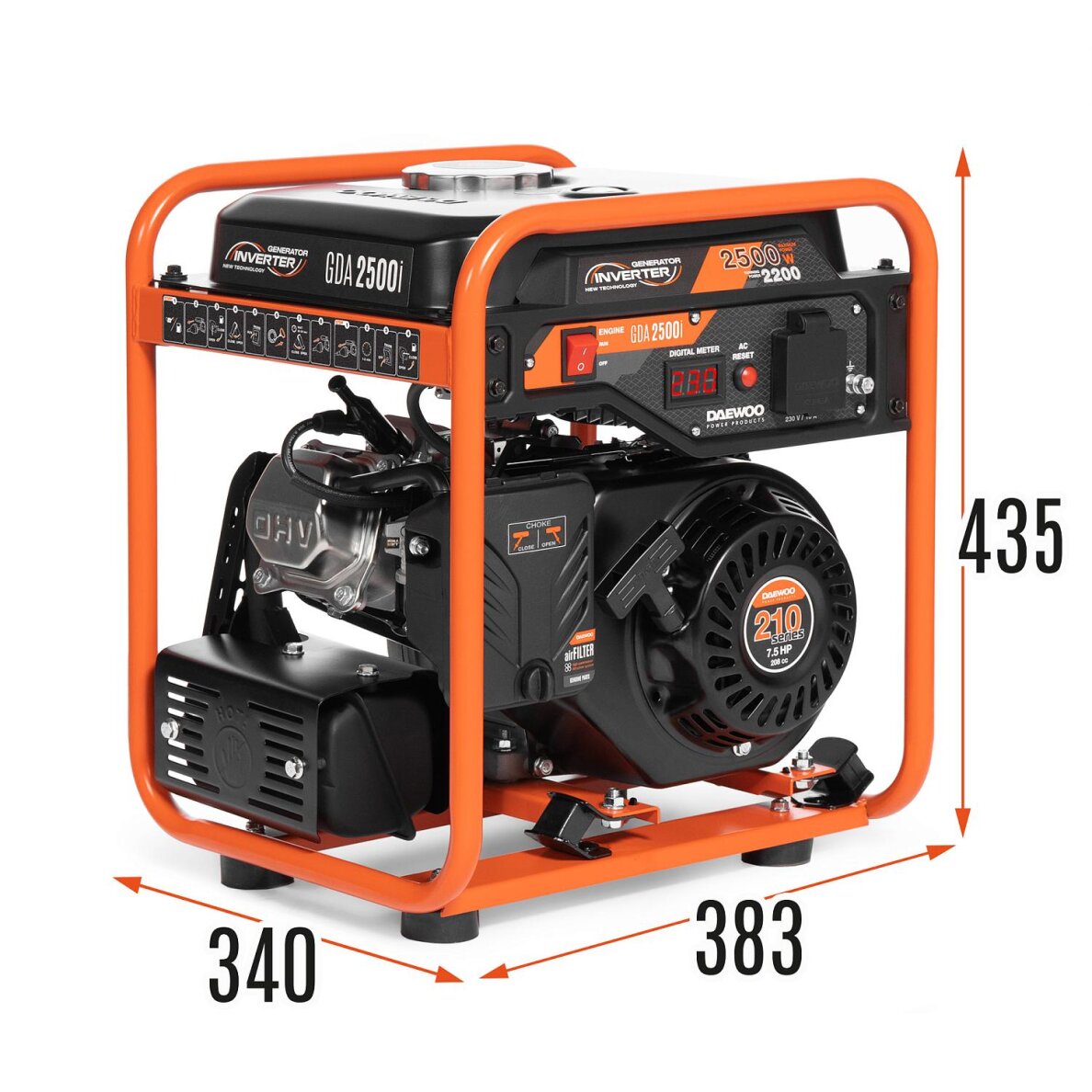 Inverter Petrol Generator DAEWOO GDA 2500i 14 Inverter Petrol Generator DAEWOO GDA 2500i 14