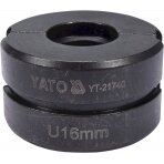 Indėklas U 16 mm presavimo replėms YT-21735 (YT-21740)