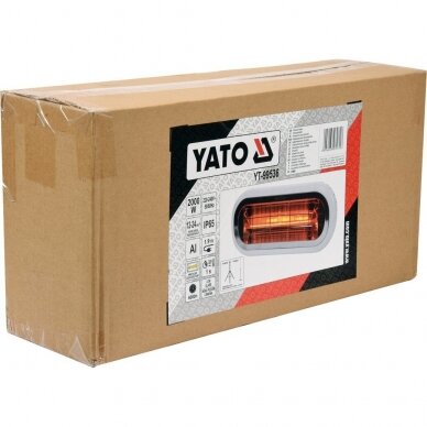 Infraraudonųjų spindulių šildytuvas Yato YT-99536, 1500W 4