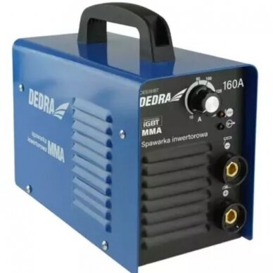 Inventorinis suvirinimo aparatas Dedra DESI191BT 160A, IGBT MMA 1 Inventorinis suvirinimo aparatas Dedra DESI191BT 160A, IGBT MMA 1