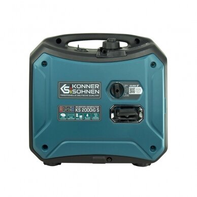 Inverterinis benzininis generatorius Könner&Söhnen KS 2000iG S, 2.0 kW 7