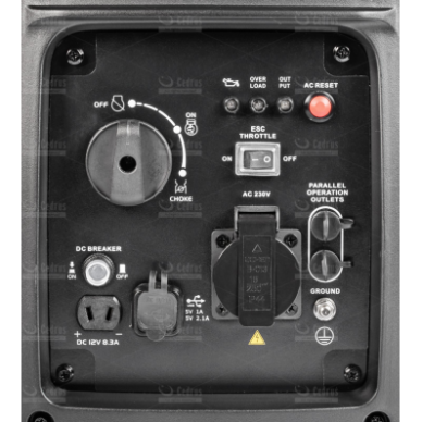 Inverterinis generatorius Cedrus IN2000R, 1.9 kW 2 Inverterinis generatorius Cedrus IN2000R, 1.9 kW 2