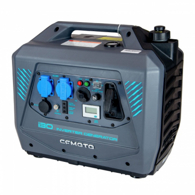 Inverterinis nešiojamas benzininis generatorius CFMOTO i30, 3.0 kW (išankstinė prekyba)