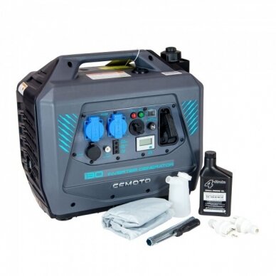 Inverterinis nešiojamas benzininis generatorius CFMOTO i30, 3.0 kW 7 Inverterinis nešiojamas benzininis generatorius CFMOTO i30, 3.0 kW 7