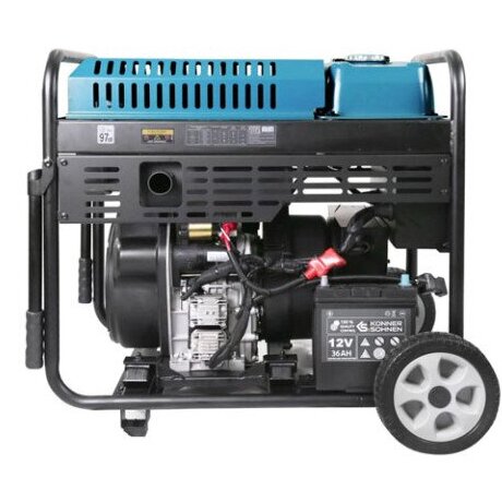 Inverterinis dyzelinis elektros generatorius Könner&Söhnen KS 9500iDЕ ATSR, 9500W 2