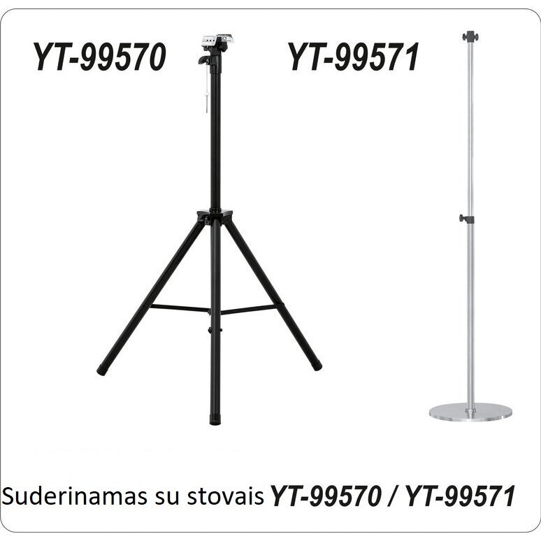 Infraraudonųjų spindulių / kvarcinis šildytuvas Yato YT-99530, 2000W 6 Infraraudonųjų spindulių / kvarcinis šildytuvas Yato YT-99530, 2000W 6