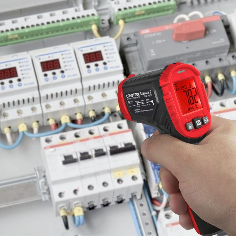 Infraraudonųjų spindulių termometras EDMA CONDTROL MAXWELL 2 1 Infraraudonųjų spindulių termometras EDMA CONDTROL MAXWELL 2 1