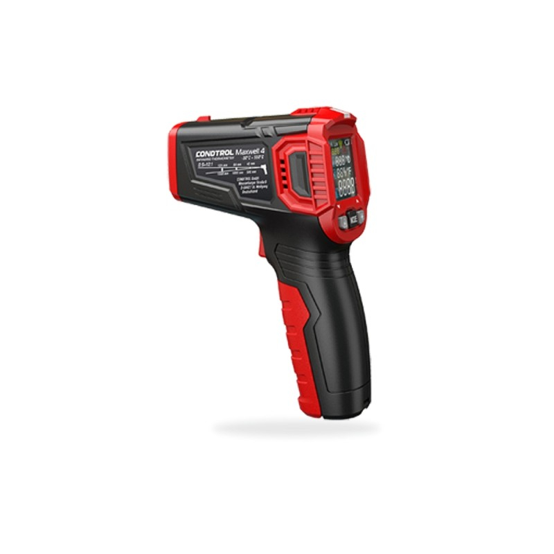 Infraraudonųjų spindulių termometras EDMA CONDTROL MAXWELL 4 Infraraudonųjų spindulių termometras EDMA CONDTROL MAXWELL 4