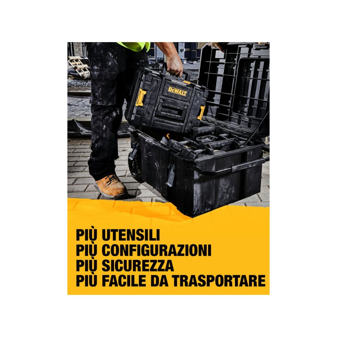 IP54 darbo įrankų dežė T STAK™ sistema DeWalt DWST17871-1 6 IP54 darbo įrankų dežė T STAK™ sistema DeWalt DWST17871-1 6