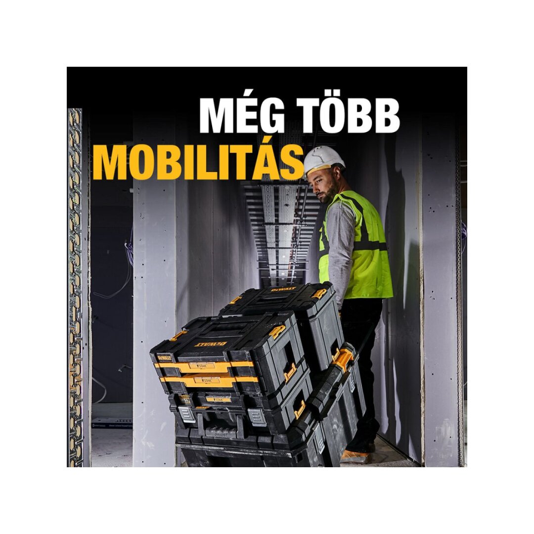 IP54 darbo įrankų dežė T STAK™ sistema DeWalt DWST17871-1 IP54 darbo įrankų dežė T STAK™ sistema DeWalt DWST17871-1