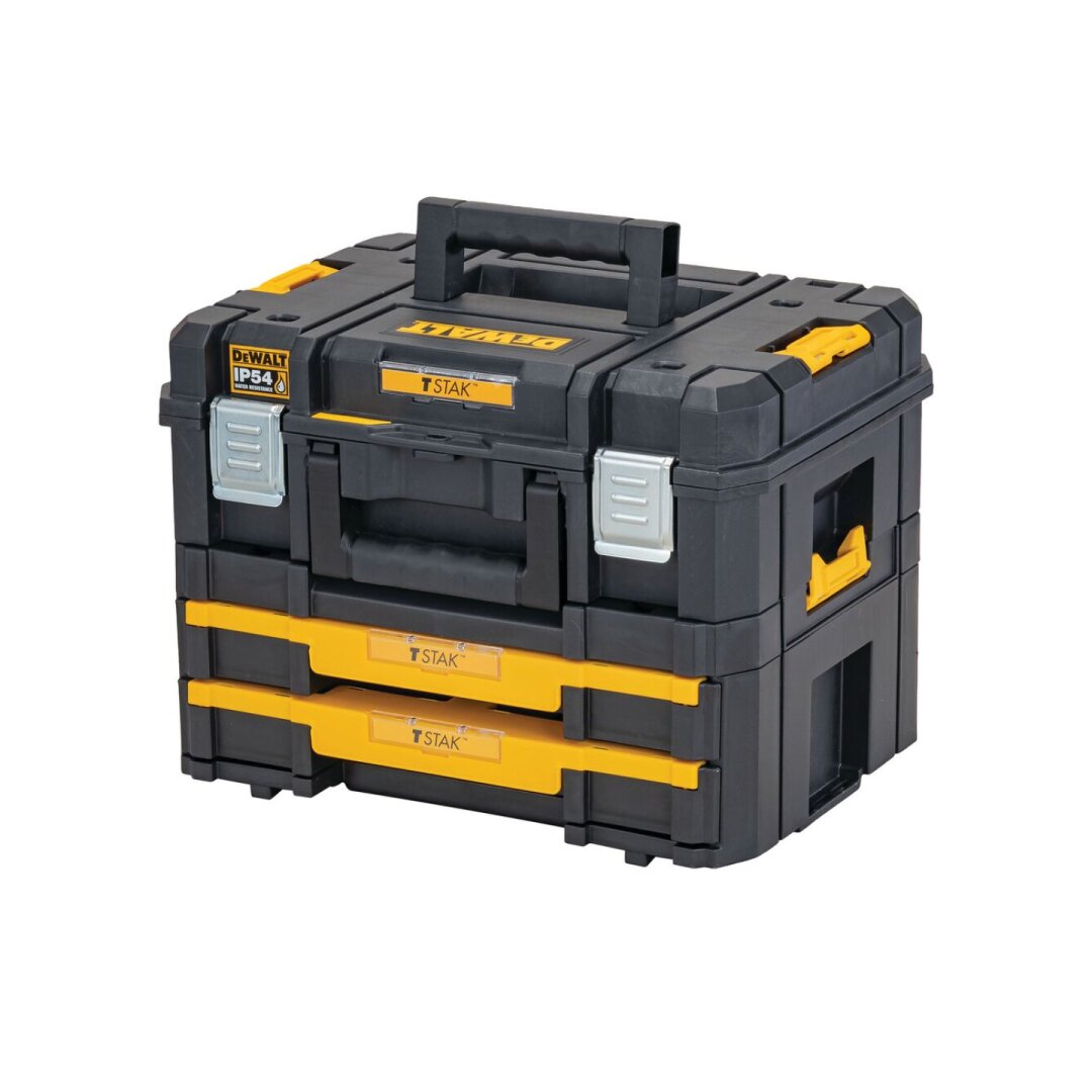IP54 Įrankių dėžė (komplektas) T STAK™ sistema DeWalt DWST83395-1 IP54 Įrankių dėžė (komplektas) T STAK™ sistema DeWalt DWST83395-1