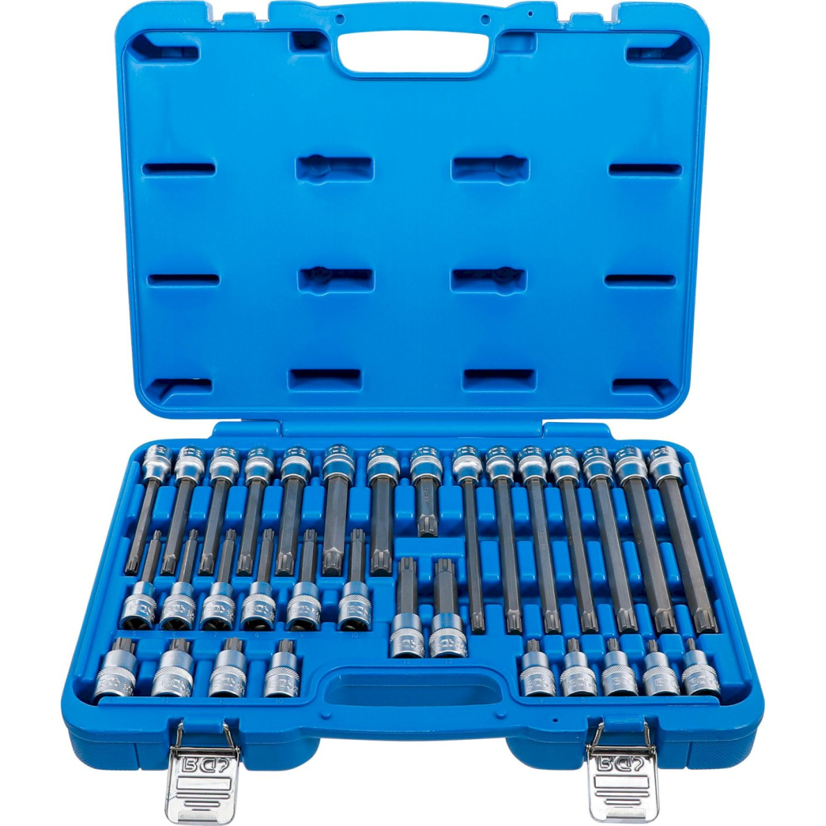 Įpresuotų antgalių rinkinys | 12,5 mm (1/2") | Spline (skirta RIBE) | 32 vnt. (5183)