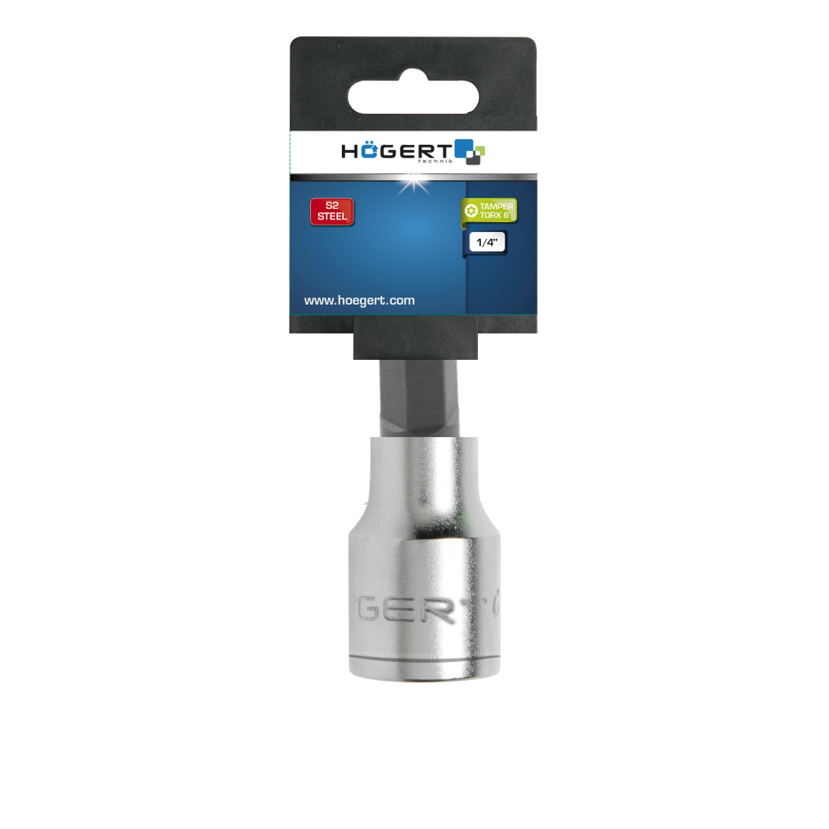 Įpresuotas 1/4 antgalis T40 TORX 1