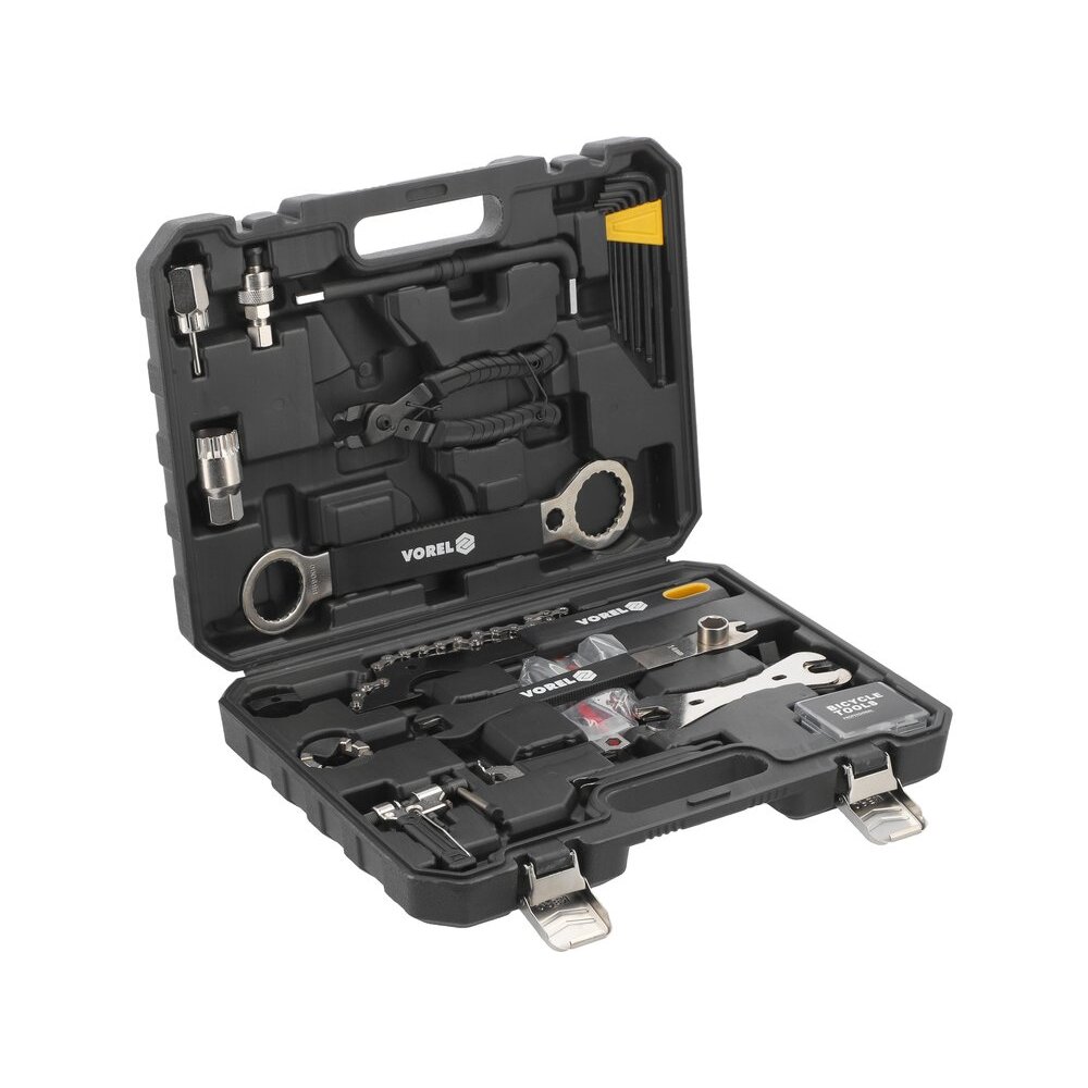 Įrankių rinkinys dviračių remontui (58770) Įrankių rinkinys dviračių remontui (58770)