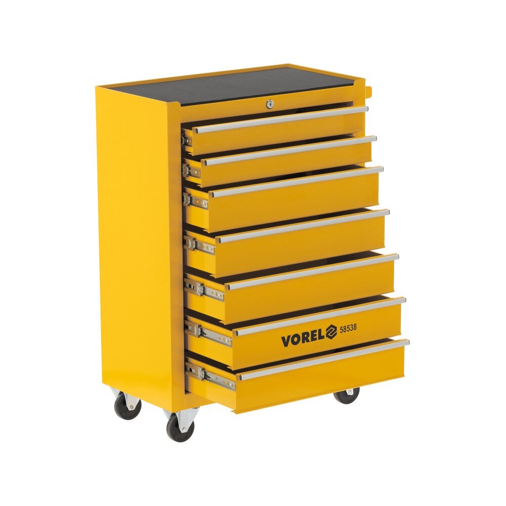 Įrankių spintelė ant ratukų | 7 stalčiai (58538)