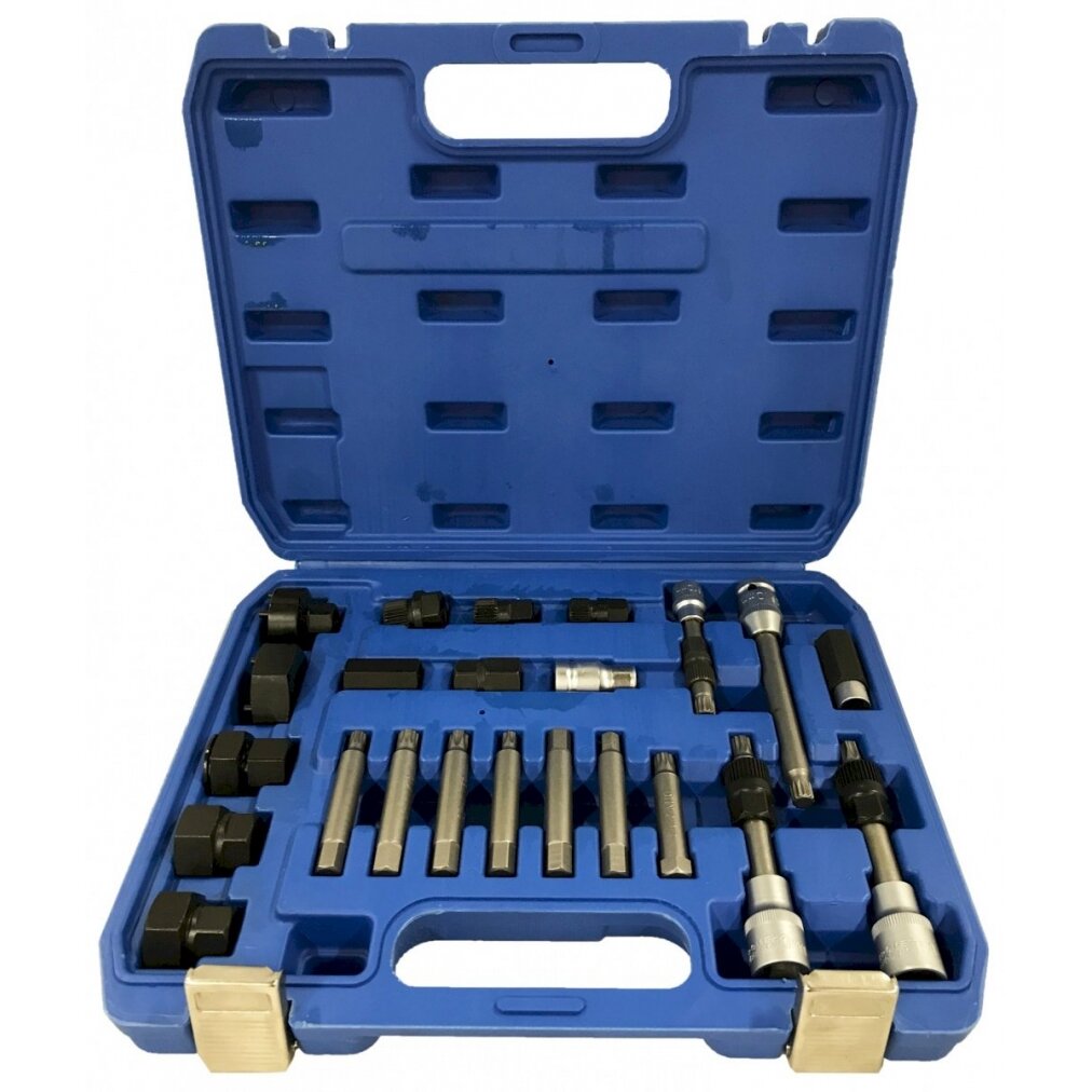 Įrankių rinkinys generatoriaus remontui | 24 vnt. (XC8724) Įrankių rinkinys generatoriaus remontui | 24 vnt. (XC8724)