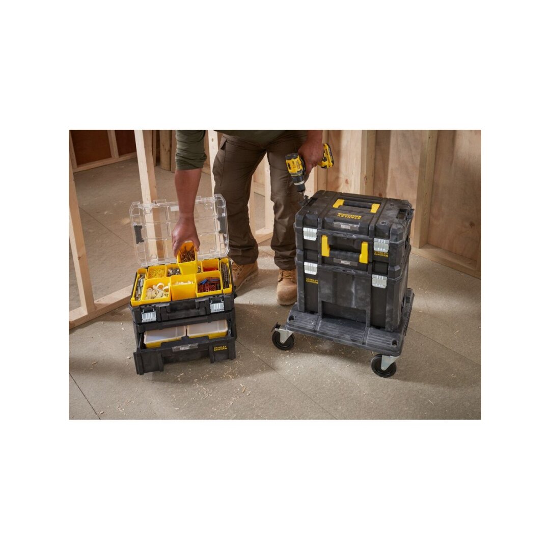 Įrankių dėžė - sistema su ratukais „FATMAX PRO-STACK“ 55x46x81 cm 3 Įrankių dėžė - sistema su ratukais „FATMAX PRO-STACK“ 55x46x81 cm 3