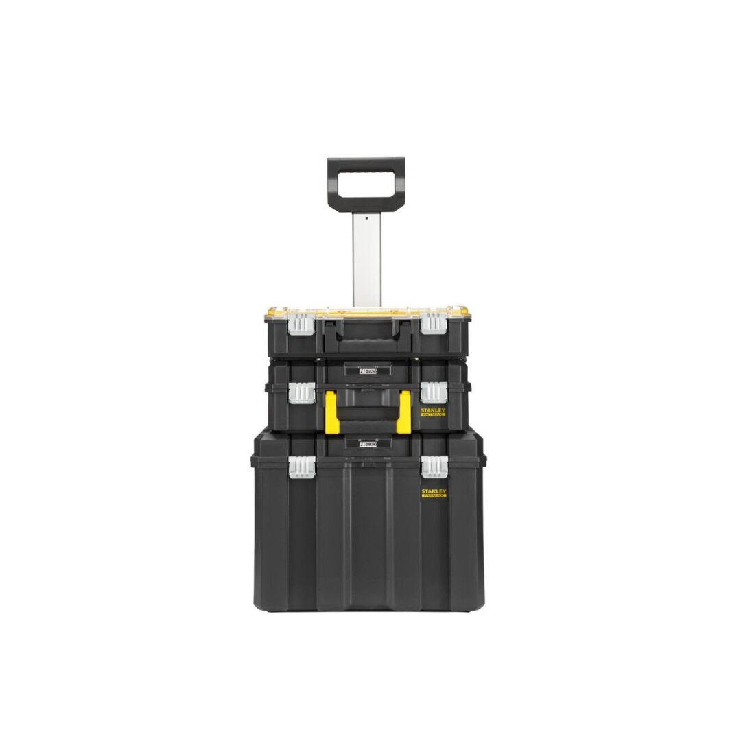 Įrankių dėžė - sistema su ratukais „FATMAX PRO-STACK“ 66,5x50,8x43,8 cm 2 Įrankių dėžė - sistema su ratukais „FATMAX PRO-STACK“ 66,5x50,8x43,8 cm 2