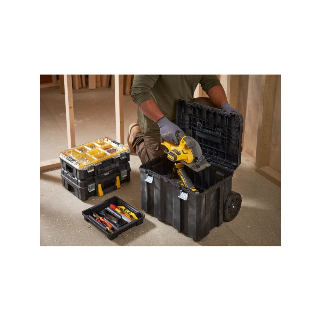 Įrankių dėžė - sistema su ratukais „FATMAX PRO-STACK“ 66,5x50,8x43,8 cm 3 Įrankių dėžė - sistema su ratukais „FATMAX PRO-STACK“ 66,5x50,8x43,8 cm 3