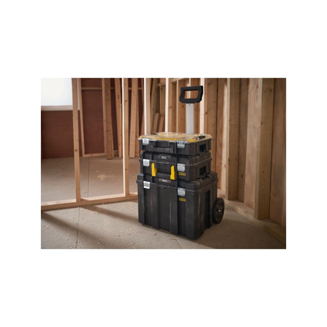 Įrankių dėžė - sistema su ratukais „FATMAX PRO-STACK“ 66,5x50,8x43,8 cm 5 Įrankių dėžė - sistema su ratukais „FATMAX PRO-STACK“ 66,5x50,8x43,8 cm 5