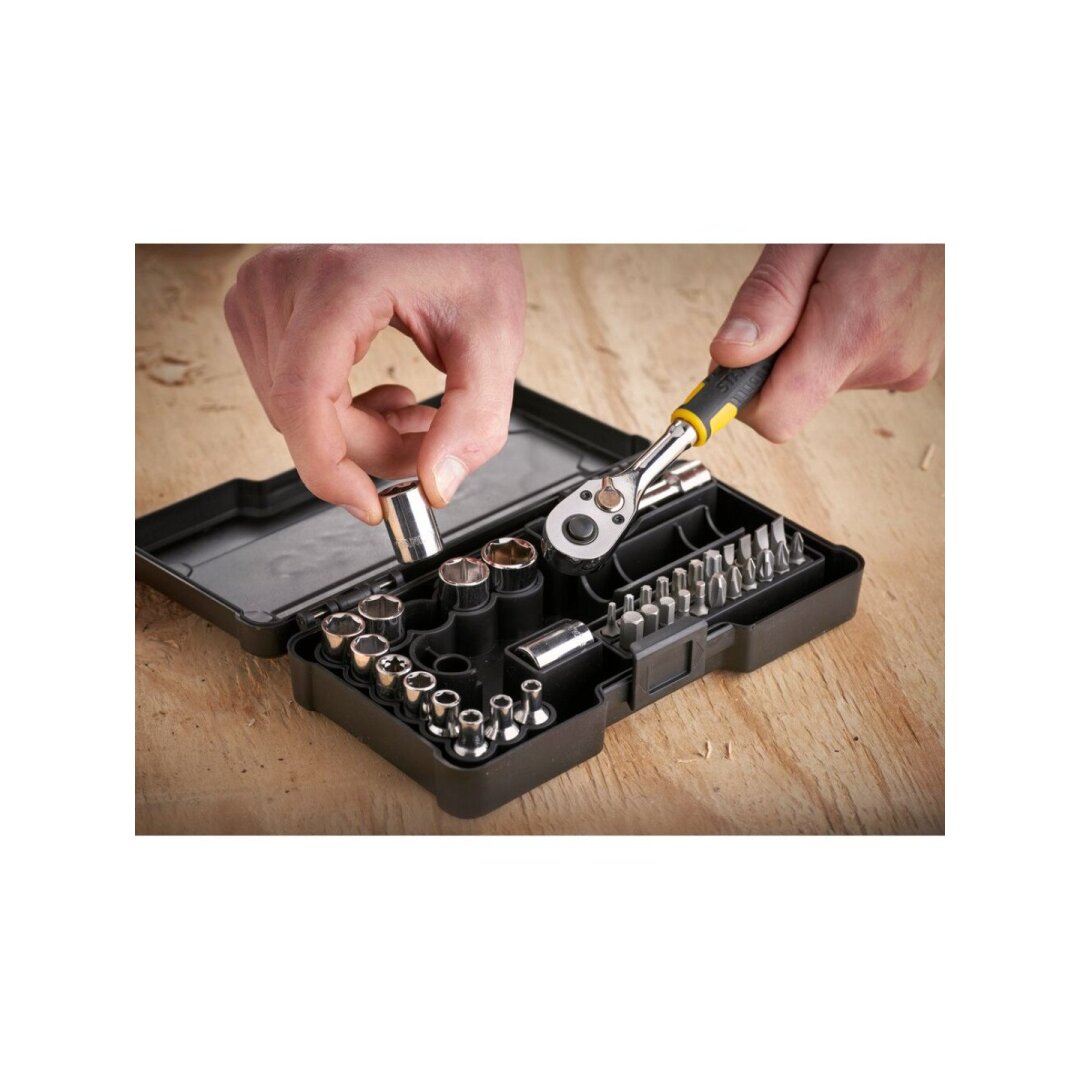 Įrankių komplektas 37 vnt  1/4 1