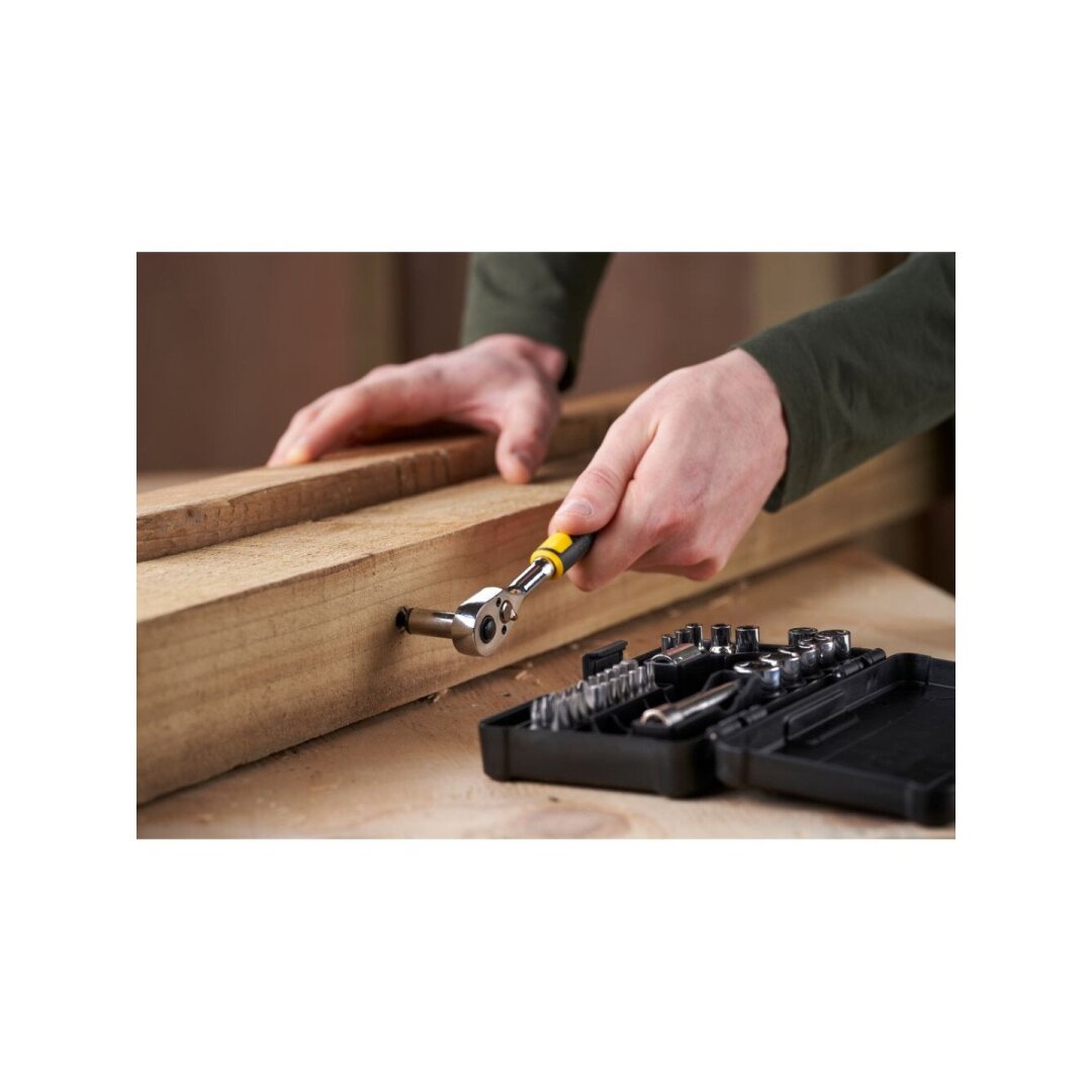 Įrankių komplektas 37 vnt  1/4 6 Įrankių komplektas 37 vnt  1/4 6