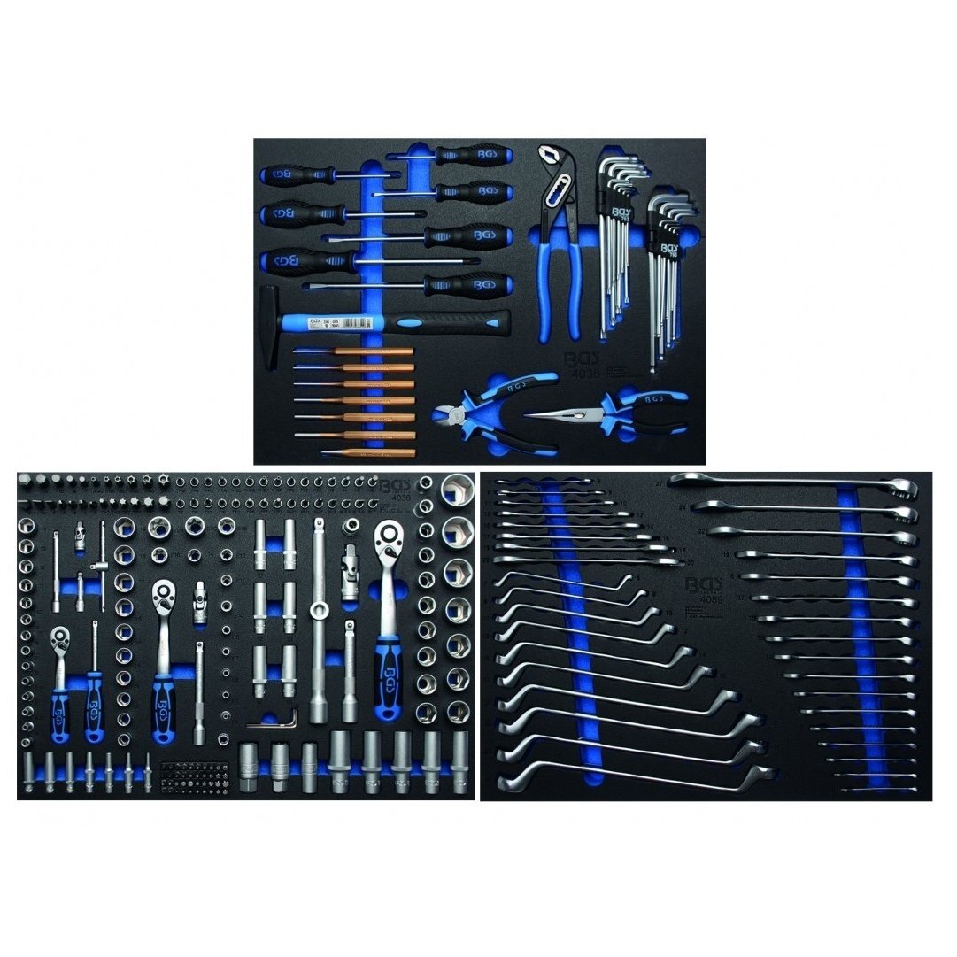 Įrankių spintelė BGS-technic 7 stalčiai su 263 įrankiais 2 Įrankių spintelė BGS-technic 7 stalčiai su 263 įrankiais 2