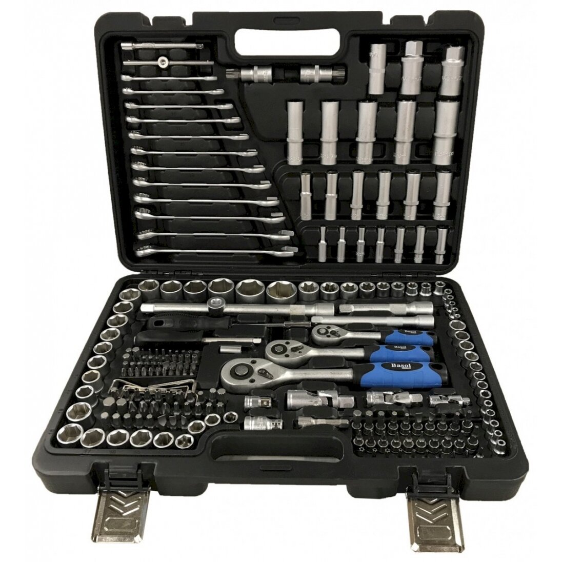 Įrankių rinkinys | 6.3 mm (1/4") / 10 mm (3/8") / 12,5 mm (1/2") | 216 vnt (BS121216)