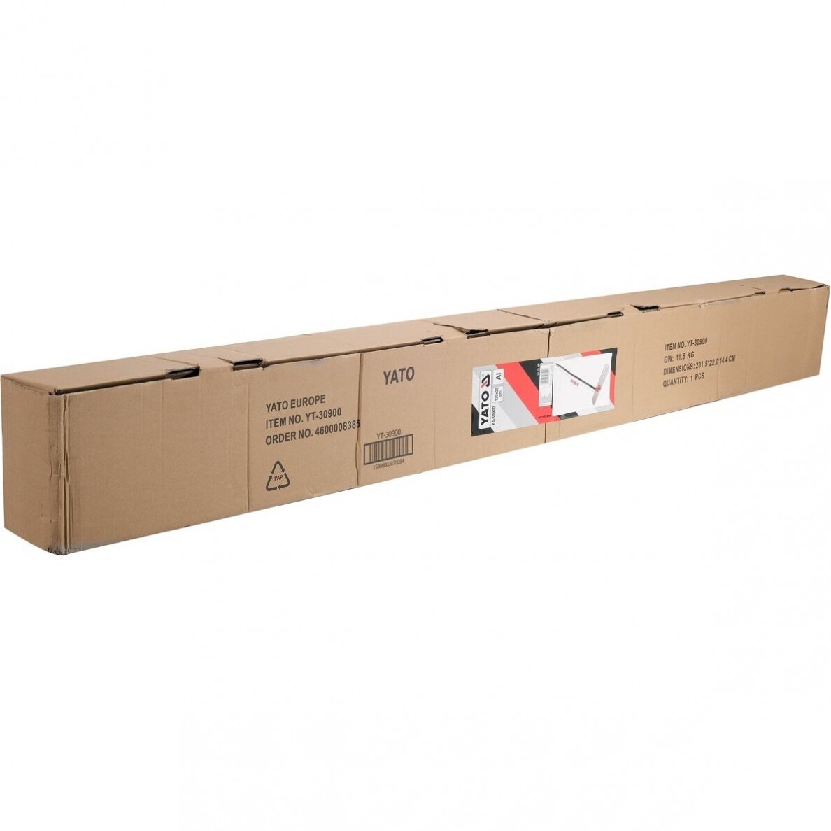 Rankinė lenta betonui išlyginti Yato, 120 X 20 cm 5