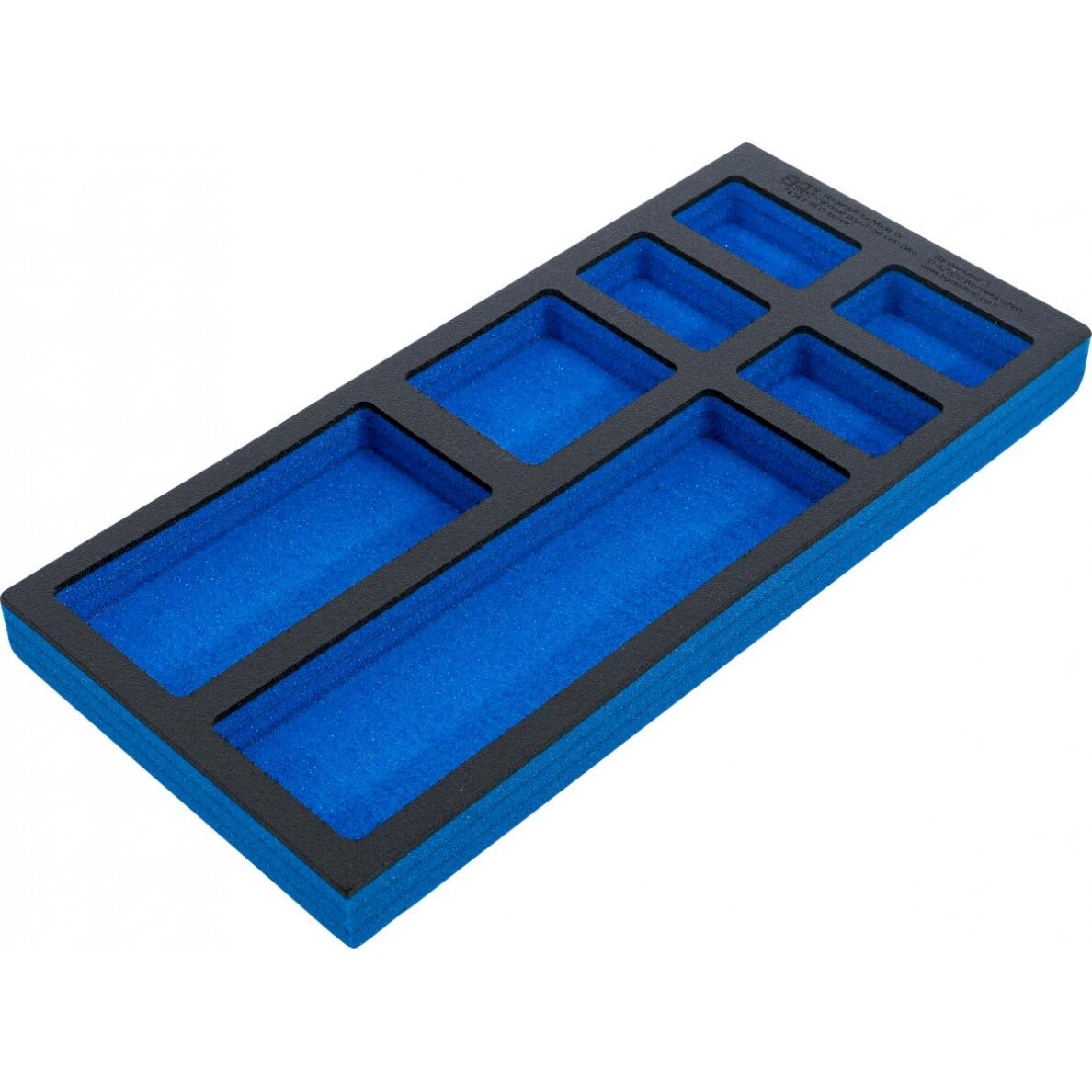 Įrankių dėklas 1/3, tuščias: 7 saugojimo skyriai | 408 x 189 x 32 mm (74363) Įrankių dėklas 1/3, tuščias: 7 saugojimo skyriai | 408 x 189 x 32 mm (74363)