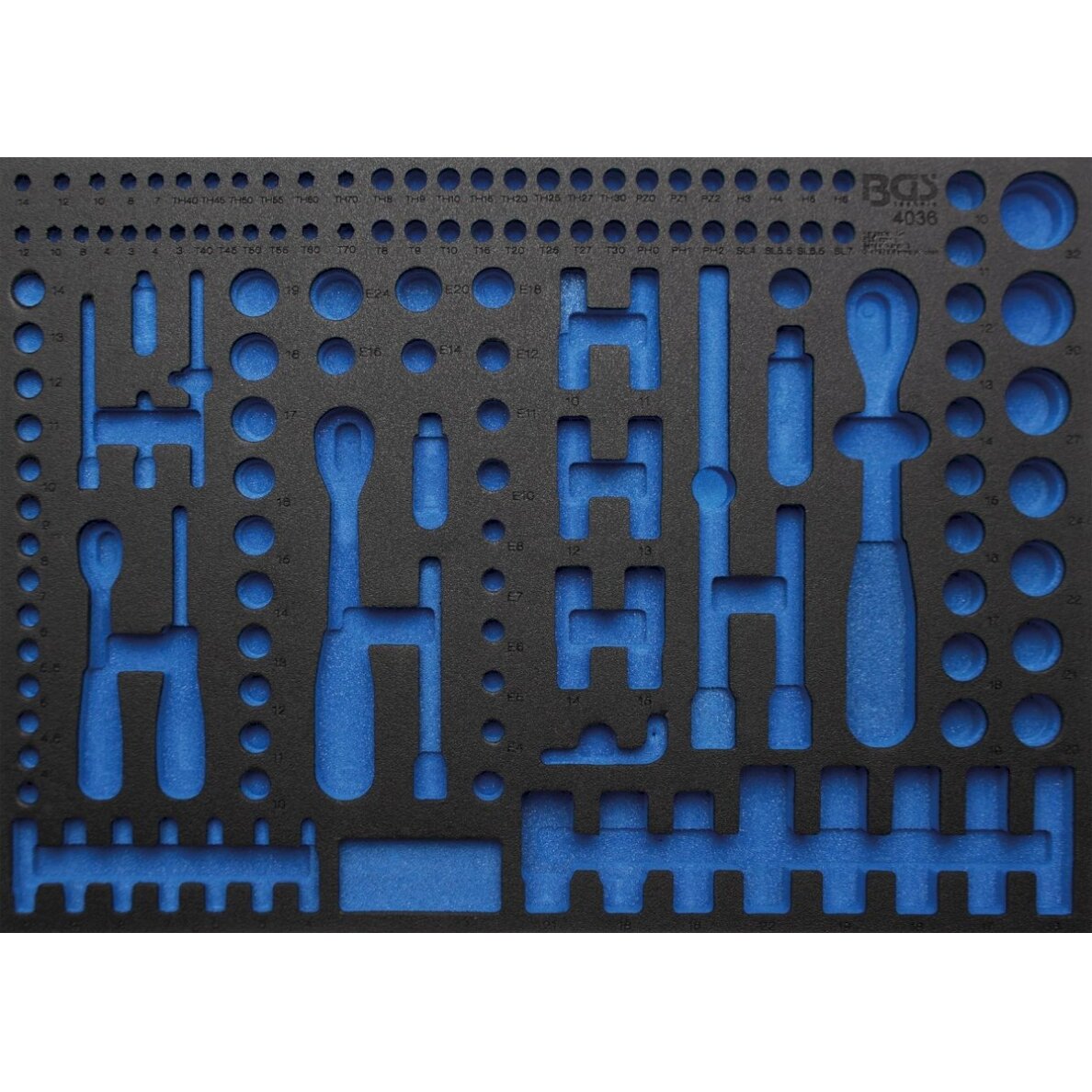 Įrankių dėklas 3/3, tuščias | nuo BGS 4036 (4036-1) Įrankių dėklas 3/3, tuščias | nuo BGS 4036 (4036-1)