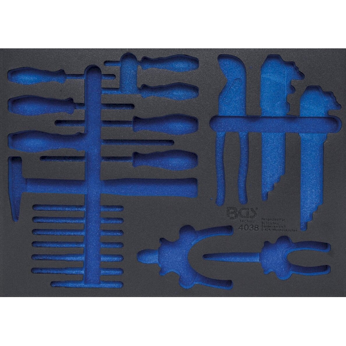 Įrankių dėklas 3/3, tuščias | nuo BGS 4038 (4038-1)