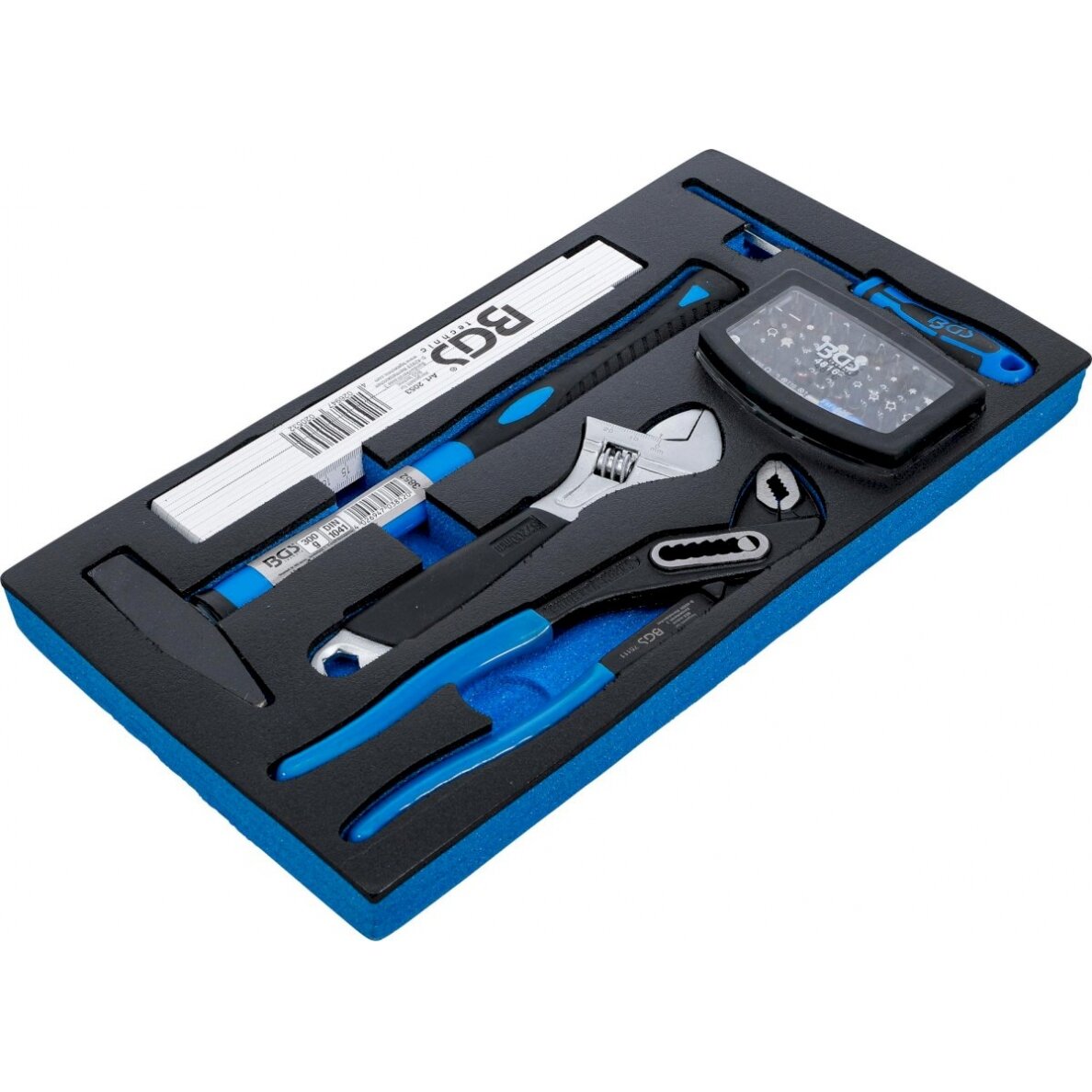 Įrankių dėklas BGS 2002 | Rankiniai įrankiai ir antgalių rinkinys | 37 vnt. (2002-9) Įrankių dėklas BGS 2002 | Rankiniai įrankiai ir antgalių rinkinys | 37 vnt. (2002-9)