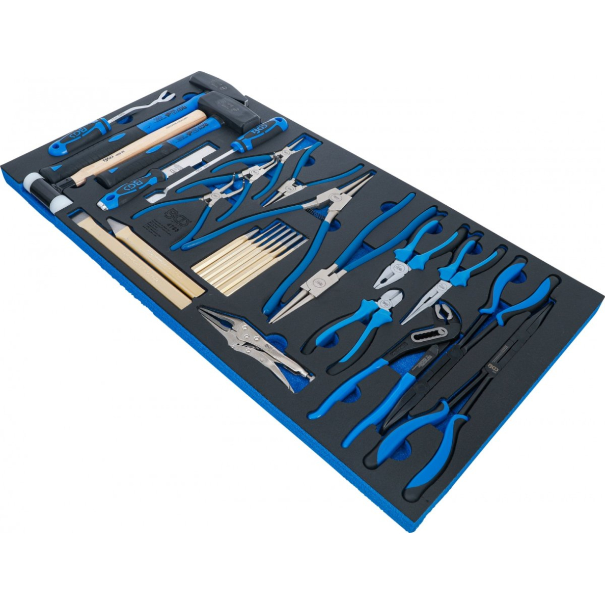 Įrankių dėklas XL: plaktukų, replių ir kaltų rinkinys | 28 vnt. (4793) Įrankių dėklas XL: plaktukų, replių ir kaltų rinkinys | 28 vnt. (4793)