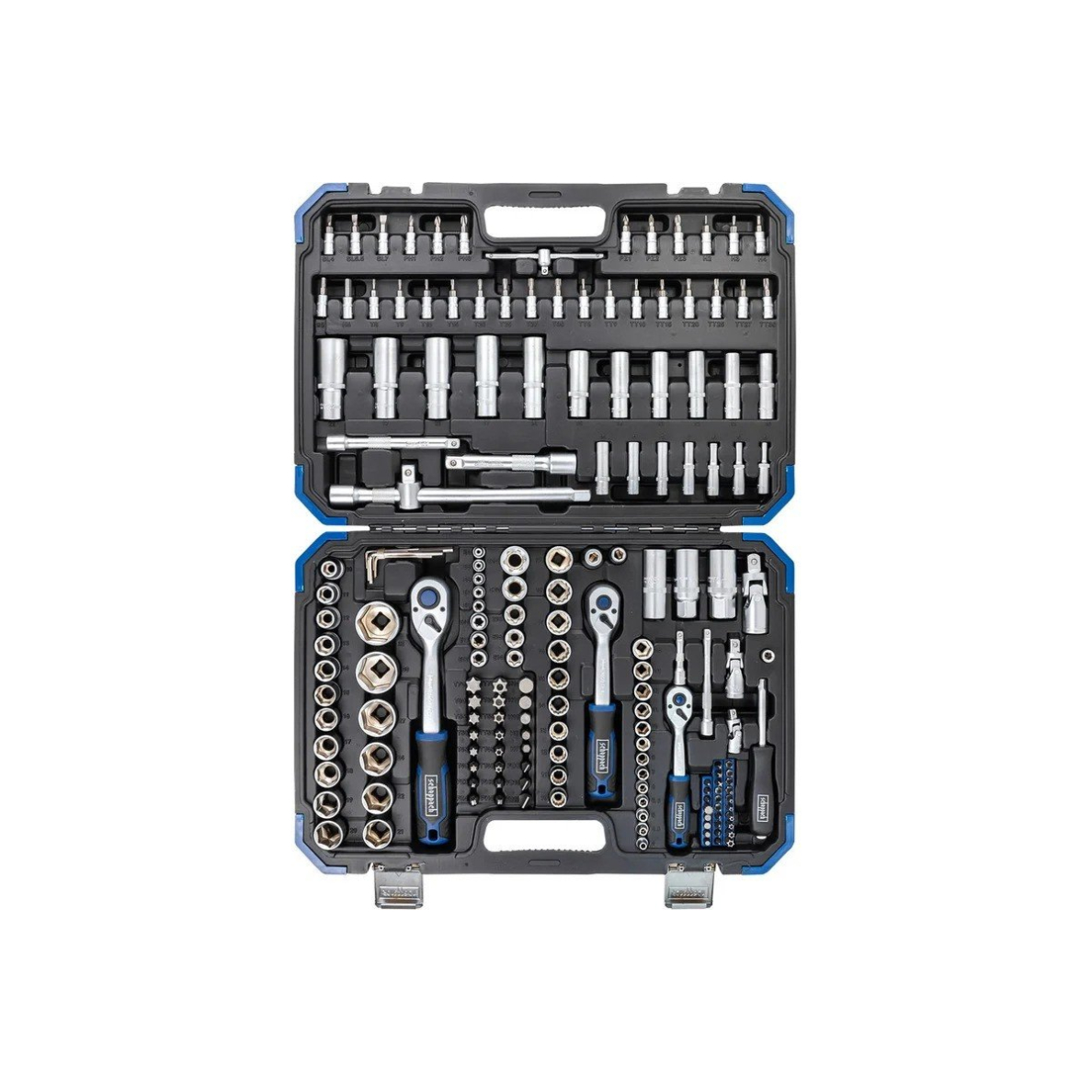 Įrankių komplektas 1/4+3/8+1/2 179dalių CV 1