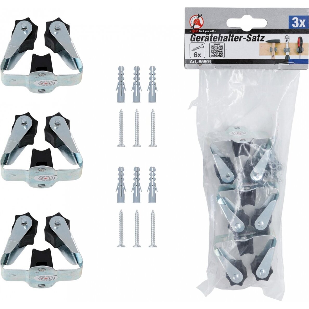 Įrankių laikiklio rinkinys | 3 vnt. (85801) Įrankių laikiklio rinkinys | 3 vnt. (85801)