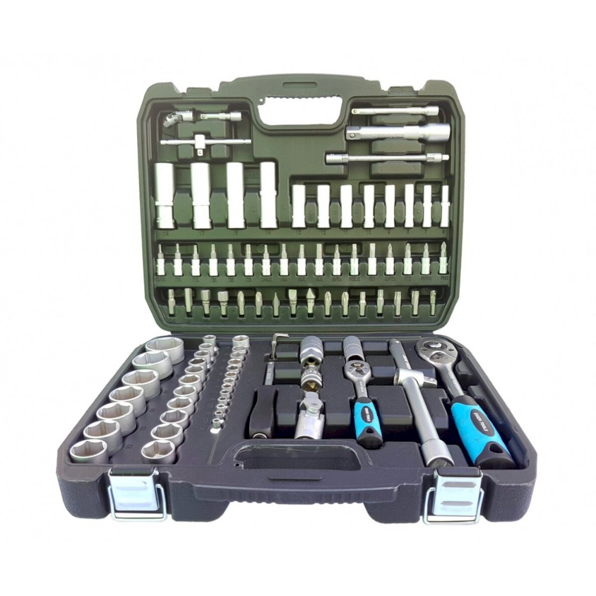 Įrankių rinkinys | 6.3 mm (1/4") + 12.5 mm (1/2") | 94 vnt. (ES78094) Įrankių rinkinys | 6.3 mm (1/4") + 12.5 mm (1/2") | 94 vnt. (ES78094)