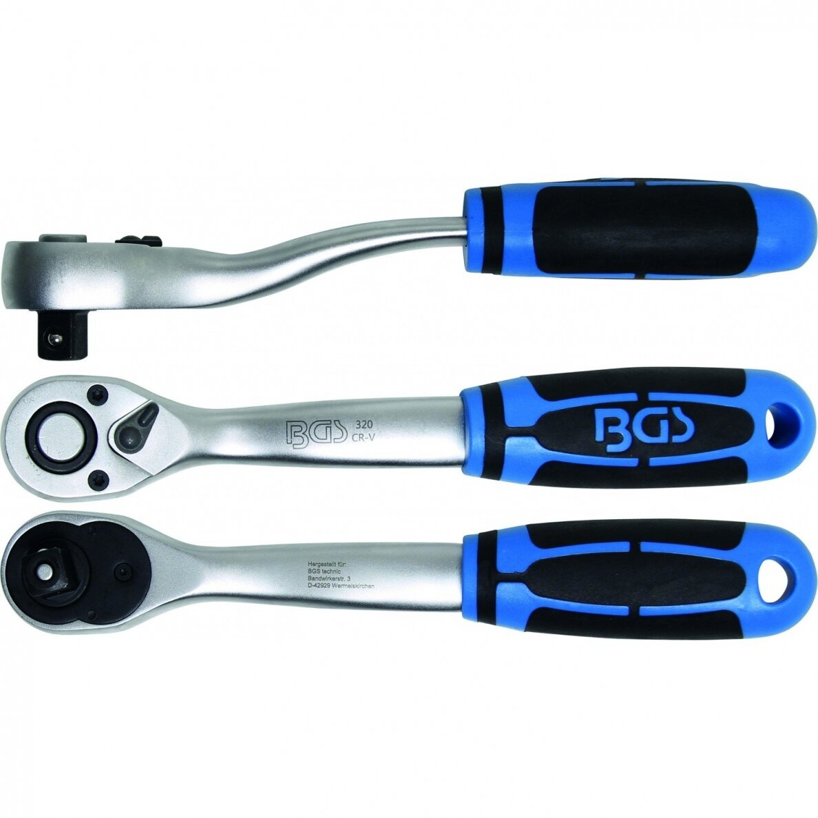 Įrankių rinkinys Bgs-technic, 12-kampės galvutės 1/4" + 3/8" + 1/2" 192 vnt 3 Įrankių rinkinys Bgs-technic, 12-kampės galvutės 1/4" + 3/8" + 1/2" 192 vnt 3