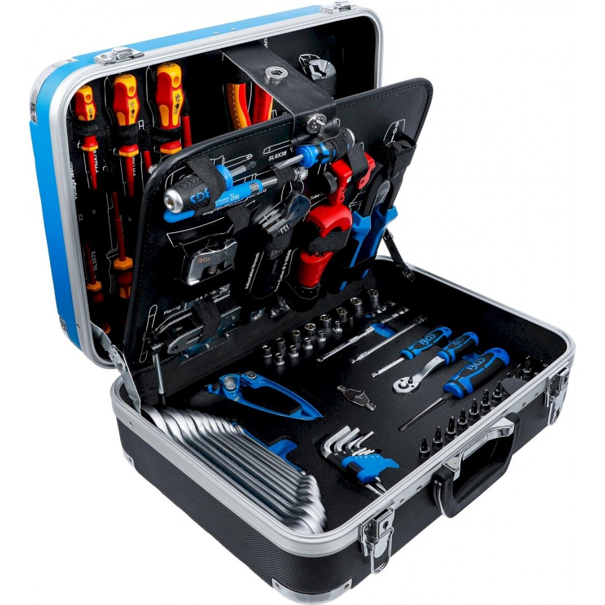 Įrankių rinkinys lagamine | santechnika | 86 vnt. (15504) Įrankių rinkinys lagamine | santechnika | 86 vnt. (15504)