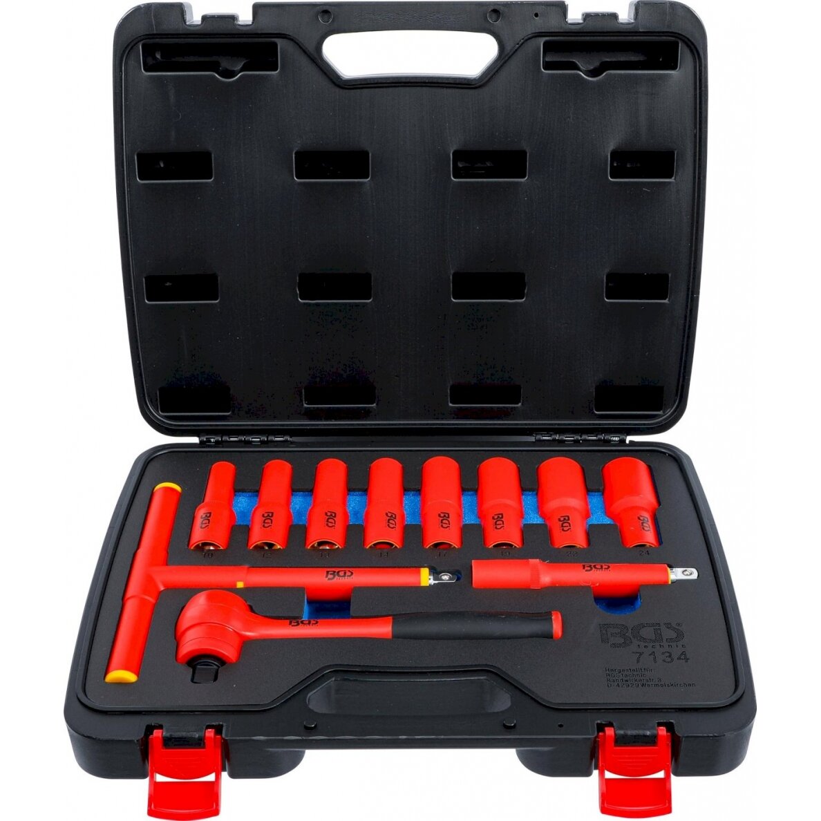 Įrankių rinkinys VDE | 12.5 mm (1/2") | 10 - 24 mm | 11 vnt. (7134)