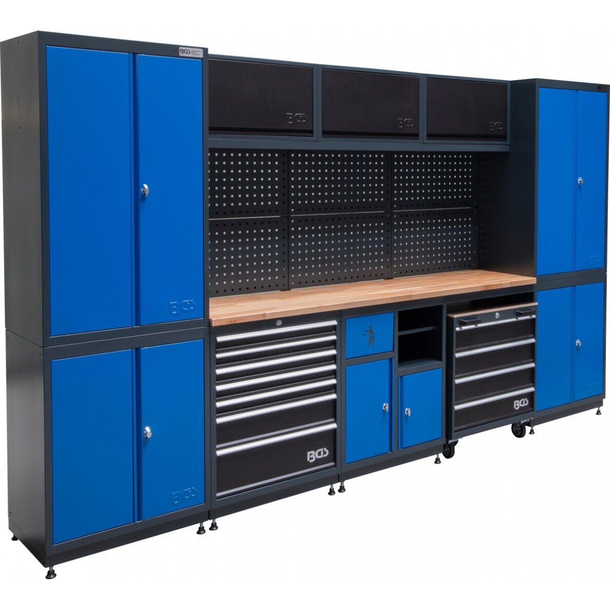 Įrankių saugojimo sistemos derinys | Flex | Medinis | 5 komponentai (80140)