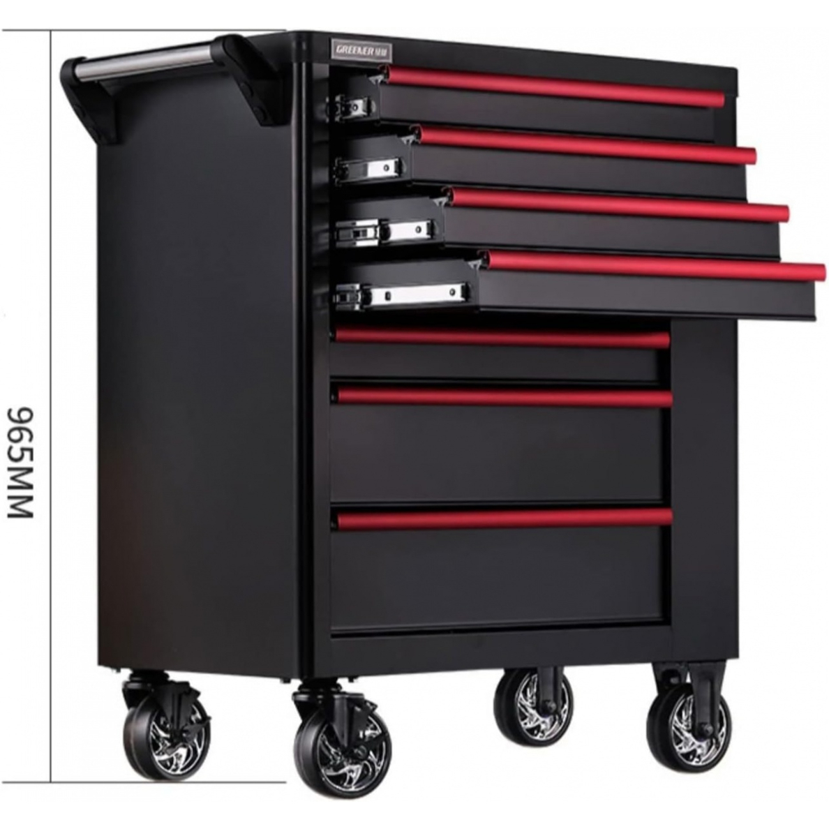 Įrankių spintelė ant ratukų | 7 stalčiai | 1 šoninės durys | tuščia (SLTC7A) 2 Įrankių spintelė ant ratukų | 7 stalčiai | 1 šoninės durys | tuščia (SLTC7A) 2