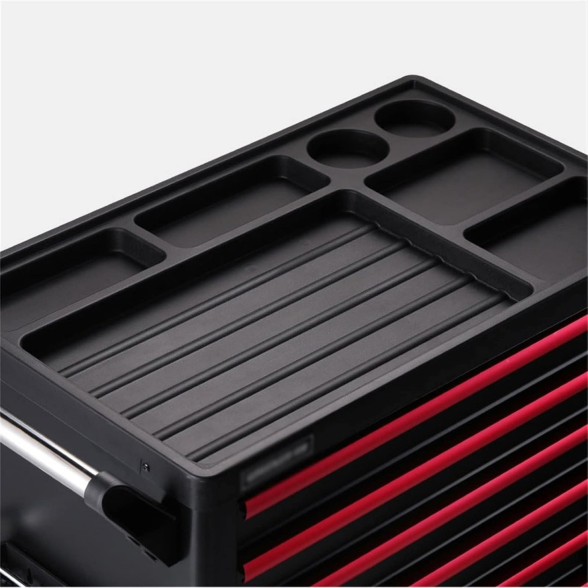 Įrankių spintelė ant ratukų | 7 stalčiai | 1 šoninės durys | tuščia (SLTC7A) 3 Įrankių spintelė ant ratukų | 7 stalčiai | 1 šoninės durys | tuščia (SLTC7A) 3