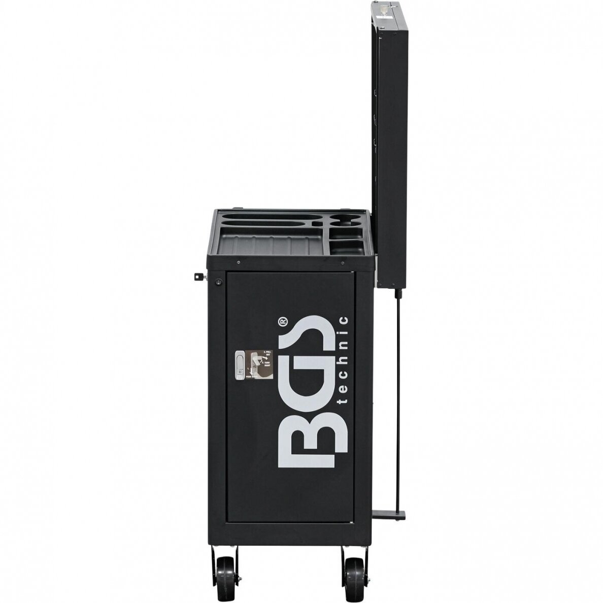 Įrankių spintelė BGS-technic, 8 stalčiai, be įrankių, bluetooth, USB, antena, LED 5 Įrankių spintelė BGS-technic, 8 stalčiai, be įrankių, bluetooth, USB, antena, LED 5
