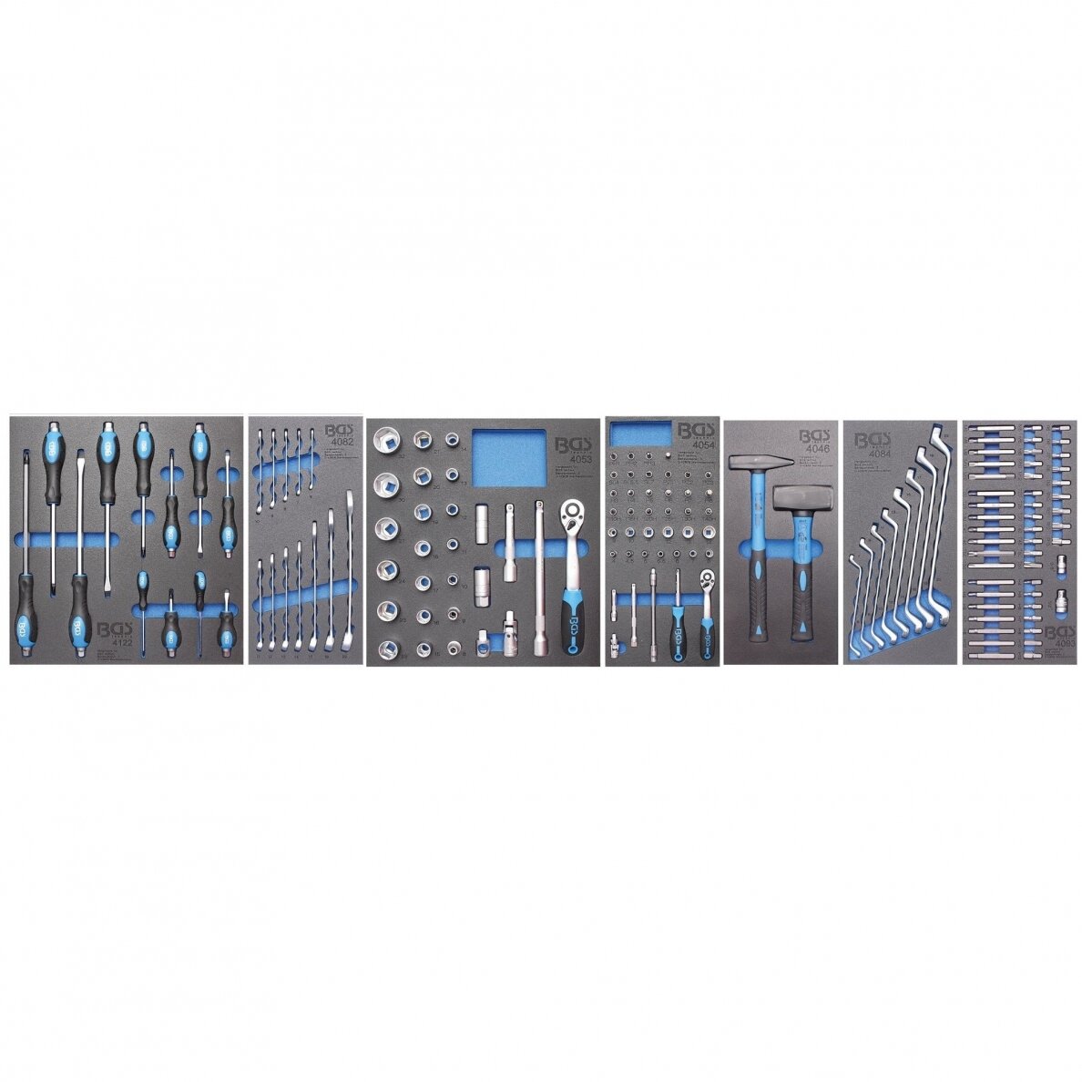Įrankių spintelė BGS-technic  su 151 įrankiu 2 Įrankių spintelė BGS-technic  su 151 įrankiu 2