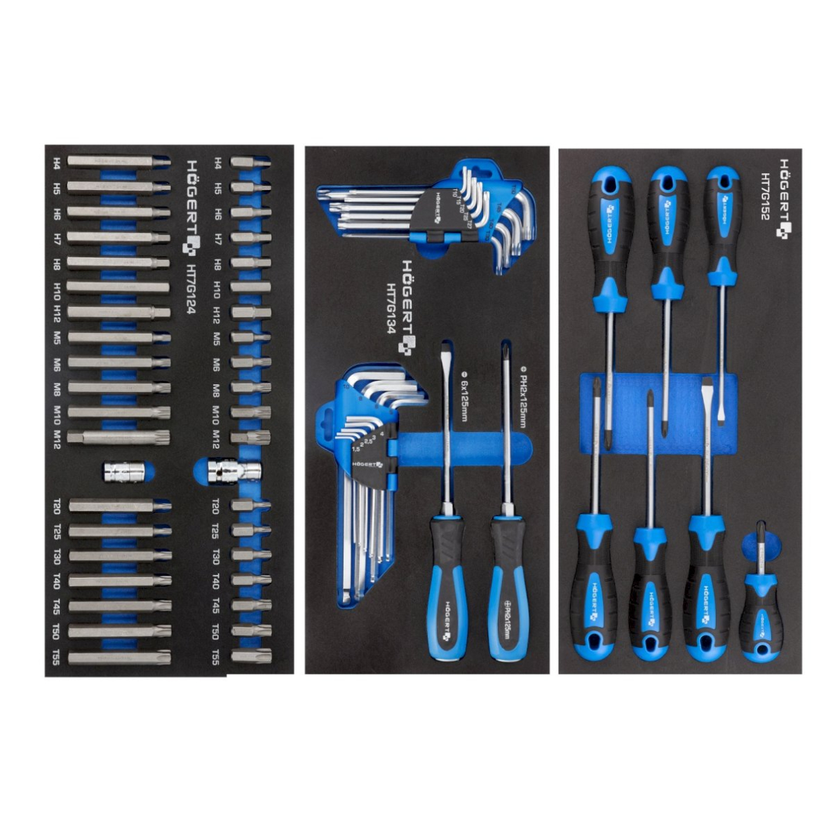 Įrankių vežimėlis 7 stalčių su 235 įrankiais 2